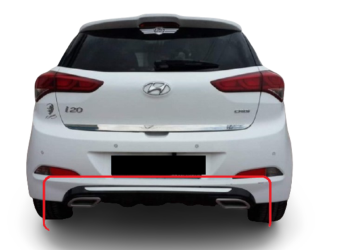 Hyundai İ20 Arka Tampon Difizörü 2015-2017 (161)