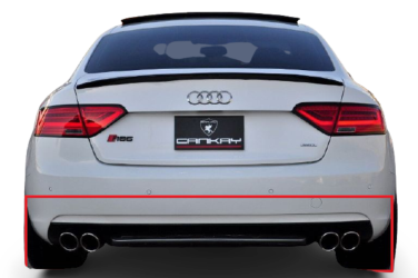 Audi A5 B8 Sportback Difizörü S Line Çift Çıkış (127)