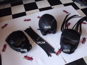 Pradator Kask Graneji Ve Saçakları Kasksız