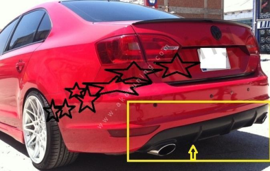 VW Jetta Difizör Çift Çıkış