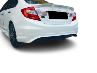 Honda Civic FB7 Arka Tampon Ekli Difizör Modulo 2012-2014 (253)